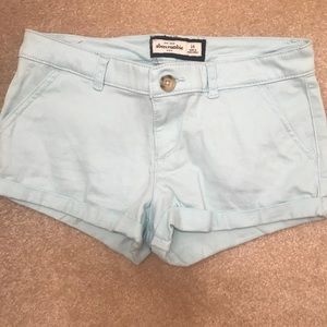 Abercrombie Kids low rise jean shorts